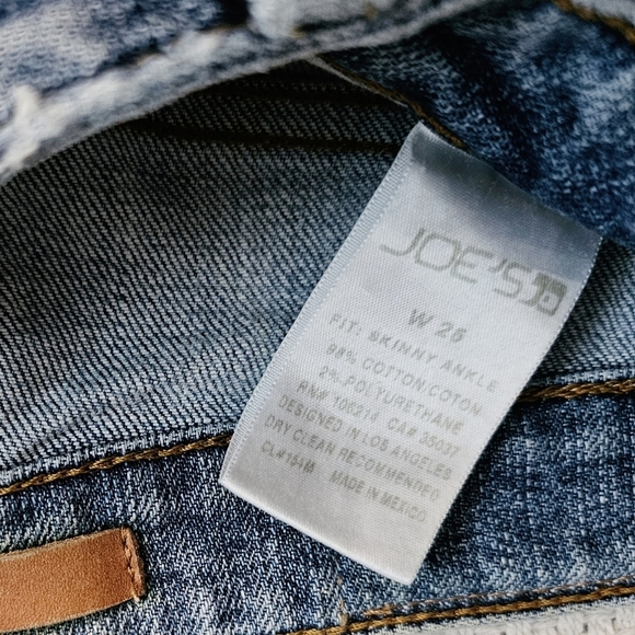 Joe's Jeans Vintage Reserve 1971 Low Rise Skinny Fit Jeans No Distressing 25 - Picture 16 of 16